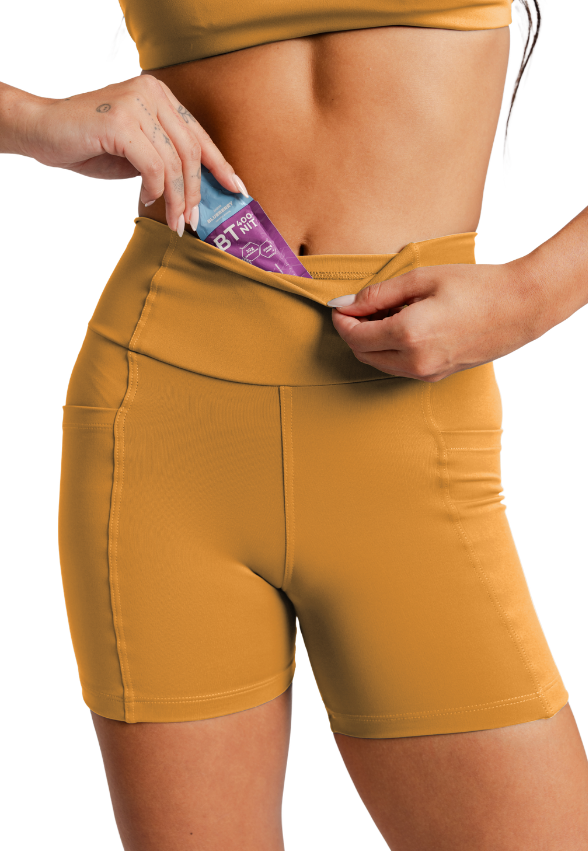 Shorts Rise Feminino Caramel Lurk