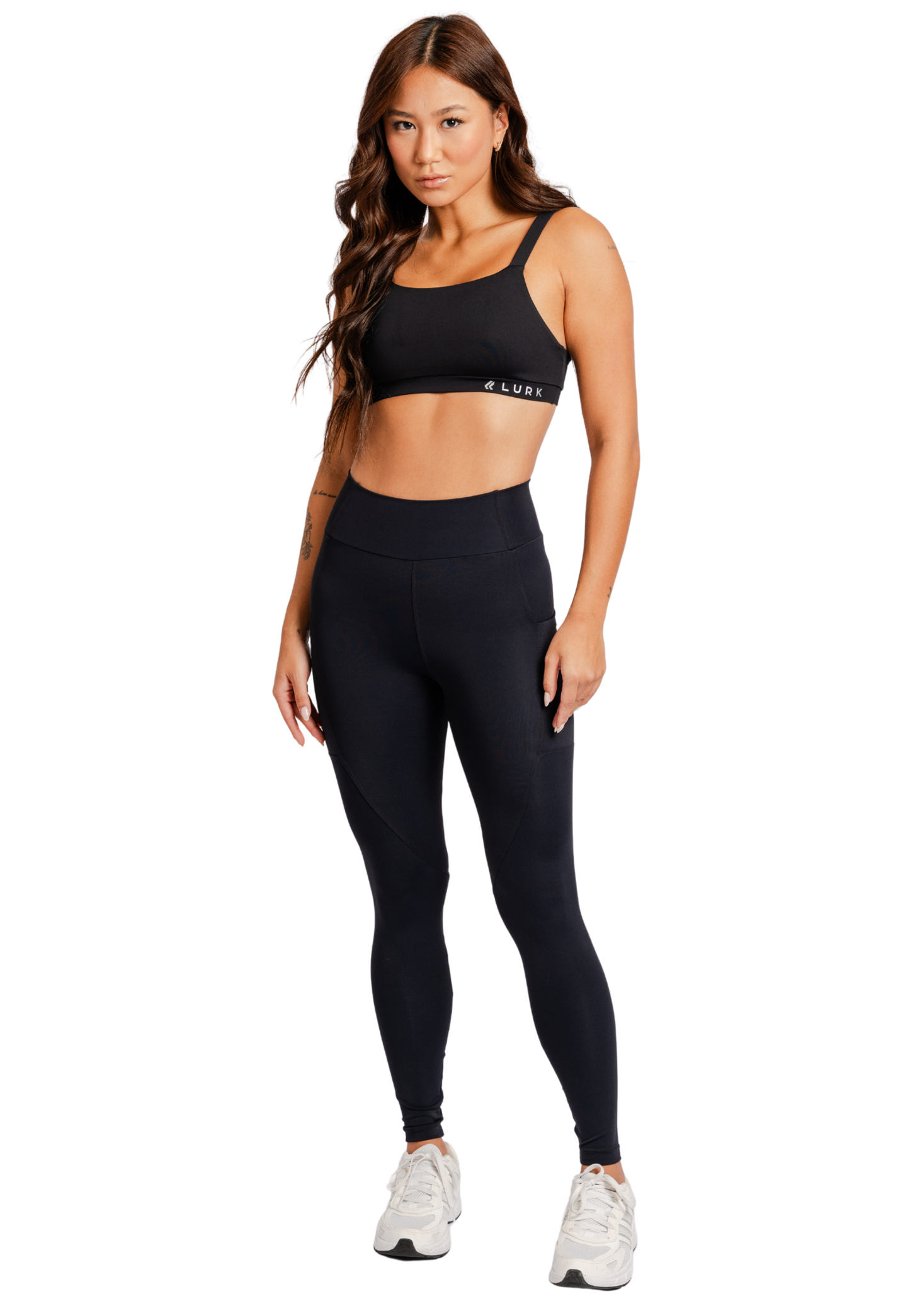 Calça Legging c/ Bolso Lateral Preta Lurk