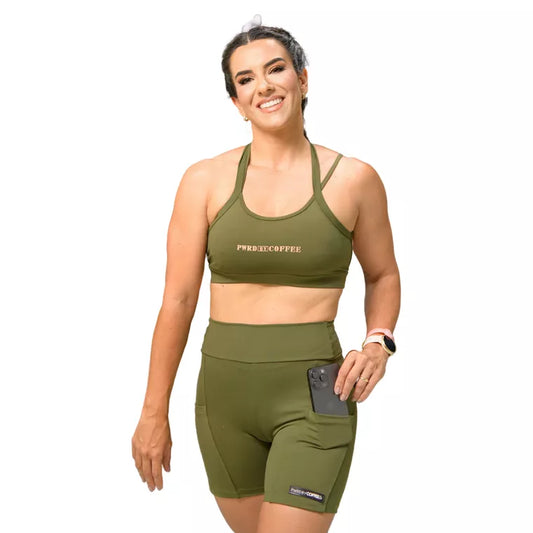 Shorts Bel C/ Bolso Verde Militar