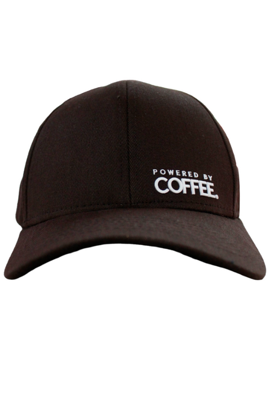 Boné Marrom Powered By Coffee