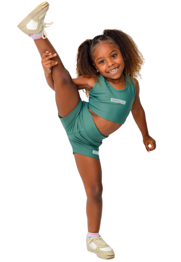 Shorts Infantil Verde Safari