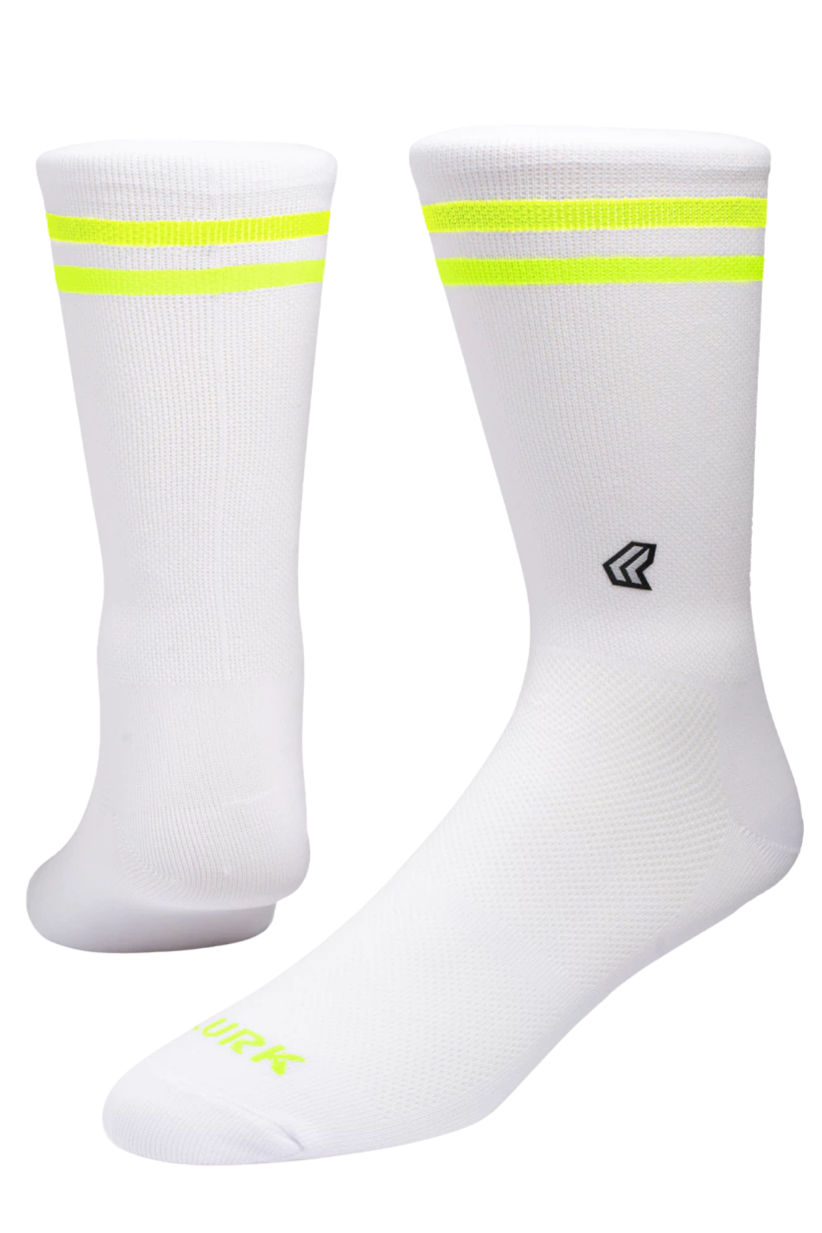 Meia Performance Duo Branco/Neon Lurk