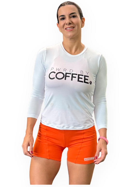 Camiseta Fem Manga Longa Aerodry Branco