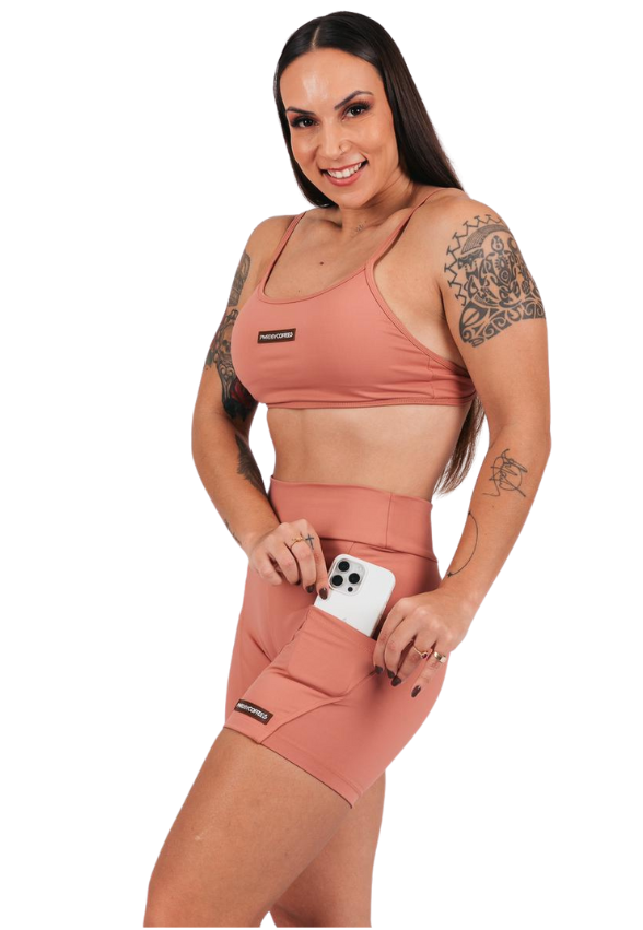 Shorts Bel C/ Bolso Marrocos + Café