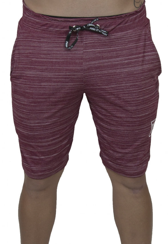 Bermuda Masculina Melange Flow Rouge