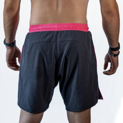 Bermuda Deadlift Cinza Com Rosa