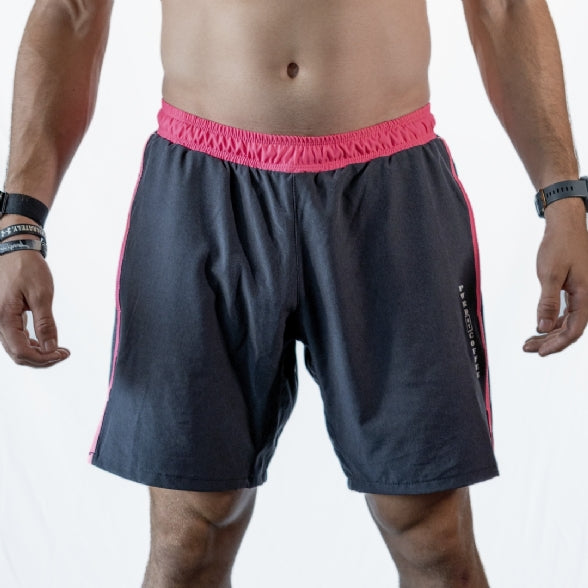 Bermuda Deadlift Cinza Com Rosa