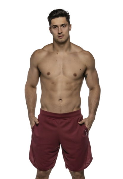 Bermuda Dryfit Vinho