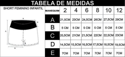 Short Infantil Camouflage Ice